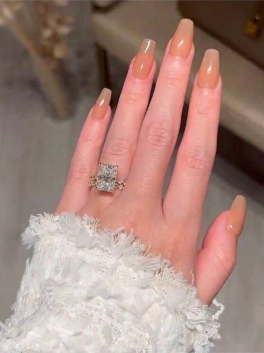 🆕 4.5 Carat Radiant Cut Bridal Ring Set for Women, S925 Silver Size 7